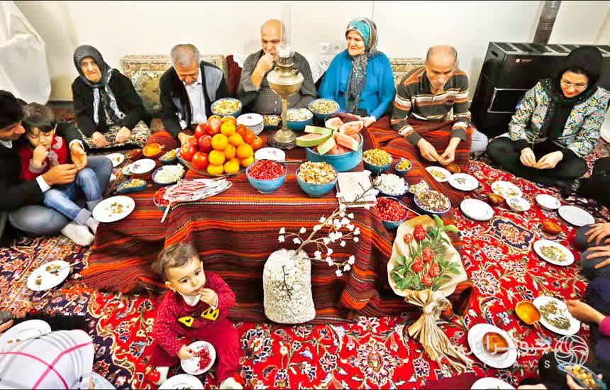 وقتی شب یلدا لوکس میشود!!